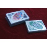 Tranparent Uno PVC Plastic Card Game Playing Cards with high quality