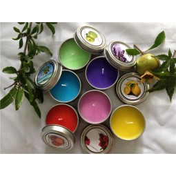 Hot Selling Customized Round Candle Metal Tin Custom (FV-112739)