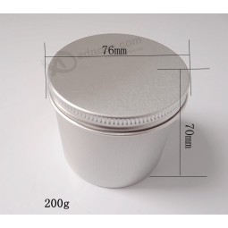 Boîte en aluminium/Pot en aluminium/étain d'aluminium/Bidon en aluminium 200G perSonnaliSé