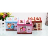 Mini House Shaped Tin Money Box Custom