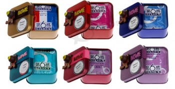Tin Box for Condoms Custom (FV-120813)