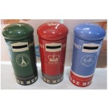 Trash Can/Garbage Can Shape Tin Savings Box