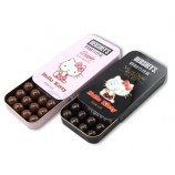 Hot Selling Tin Slide Box for Chocolate Custom