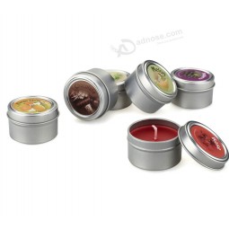 Tin Cans for Candle with Different Colors and Scents Custom 