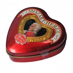 Hot Sale Heart-Shaped Chocolate Tins Custom 