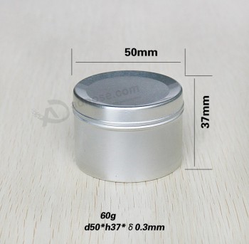 60g Aluminum Candle Tin Cans Custom 