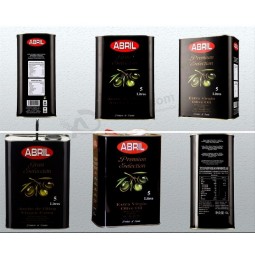 5L Metal Can for Extra Virgin Olive Oil Custom (FV-120519)