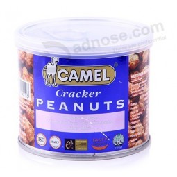Peanut Tins with Pet Plastic Caps Custom 
