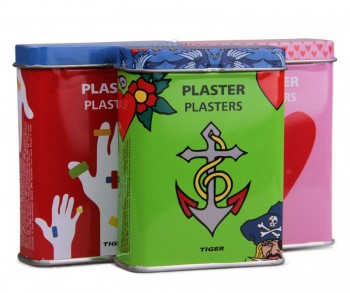 First Aid Metal Tin Case for Band-Aid Custom 