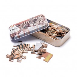 Hot Sale Custom Rectangular Puzzle Metal Tins