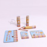 Six Sets of Tin Pencil Case Pen Container