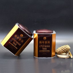 Octagonal Tea Tins Custom