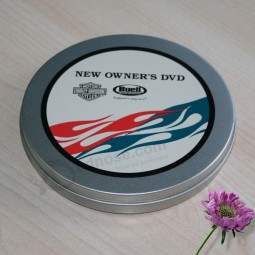 Hot-Sale Round Tin Can for DVD Custom