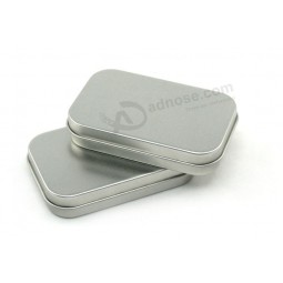 Plain Silver Color Tin Box (FV-042909)