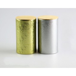 3D Embossed Tea Tin Can with Double Wall Hardness