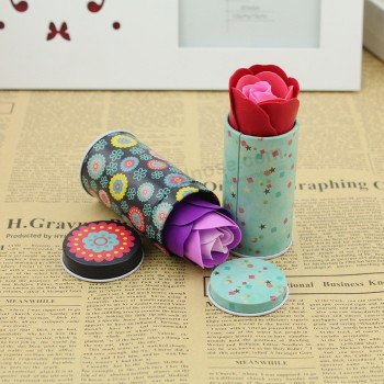 Hot Salw Tin Flower Soap Boxes