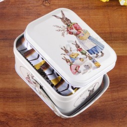 Wholesale Lovely Gift Tins with Handle (FV-050855)