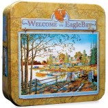 Master Pieces Puzzle Gift Tin Box Custom