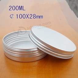 200ml Screw Top Cosmetic Cream Aluminum Can, Tin, Jar, Container