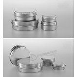 Wholesale Round Aluminum Tin Can with Screw Cap for Mustache Wax
