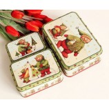 Hot Sale Christmas Cookie/Biscuit Tin Box Custom