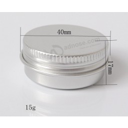 Wholesale 15g Aluminum Jar with Screw Lid