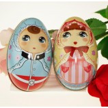 Hot Sale Easter Egg Metal Tins Custom