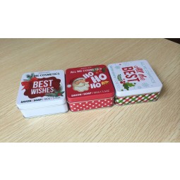 Hot Sale Christmas Soap Tin Box