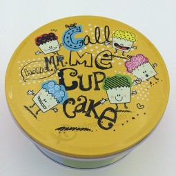 Cartoon Candy Tin Box Sets Round Biscuit Tins Wholesale