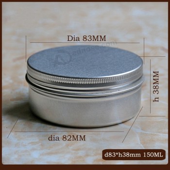 Wholesale 150g Aluminum Cans for Cosmetics with Screw Caps