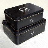 Wholesale Four Color Printing Coffee Metal Box Custom