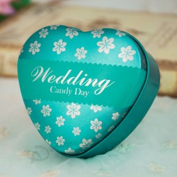 Wholesale Heart Gift Tin Metal Box for Wedding
