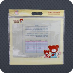 Wholesale customized high quality Printed Plastic PE Slide Zip Packaging Bag