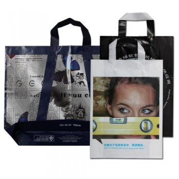 Customized high-end Premium Custom Printed Plastic Shopping Bag