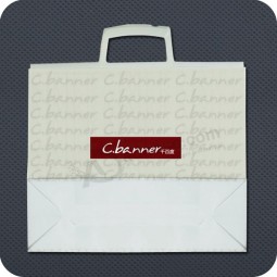 Customized high-end Luxury Retail Plastic Shopping Bag with Rigid Handle
