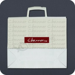 Customized high-end Printed Plastic Shopping Bag with Rigid Handle