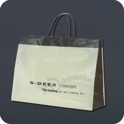 Customized high-end Plastic-Handle Luxury Packaging Shopping Bag