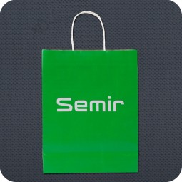 Wholesale Customized high-end Printed Colorful Paper Carrier Bag with your logo