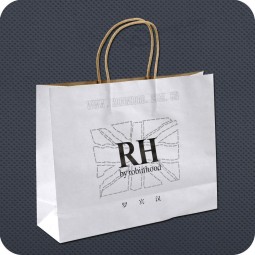 Wholesale customized high quality Promotional Retail Paper Carrier Bag with your logo