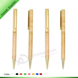 Factory direct sale customized high quality OEM Wooden Metal Ballpoint Pen