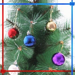 Factory direct sale customized high quality Glowing Plastic Christmas Ball for Decoration