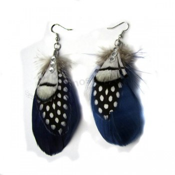 Factory direct sale customized high quality Newest Fashion Feather Drop Earring-A015