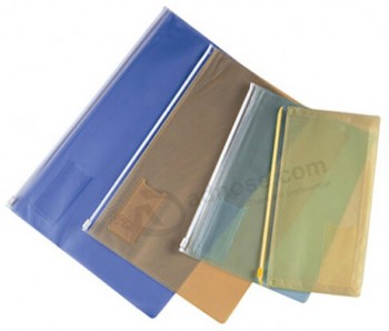 厂家直销定制高品质新设计彩色PVC文件夹, 