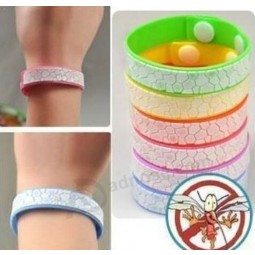 Factory direct sale customized high quality Multi Color Insect Repellent Wristband