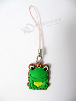 Factory direct sale customized high quality Hot Sale PVC Mobile Phone Strap