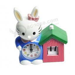 Factory direct sale customized high quality OEM Design Novelty Calendar Alarm Desk Clock