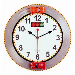 Factory direct sale customized high quality Novelty OEM Design Black Round Wall Clock