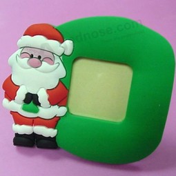 Factory direct sale customized high quality Christmas Photo Frame, Made of Soft PVC/ Rubber /Plastic