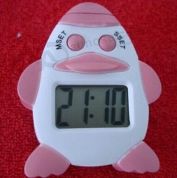 厂家直销定制优质塑料企鹅形促销计时器