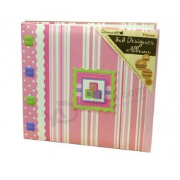 Wholesale customized high quality Printed Scrapbook Album, Ideal for DIY Photos